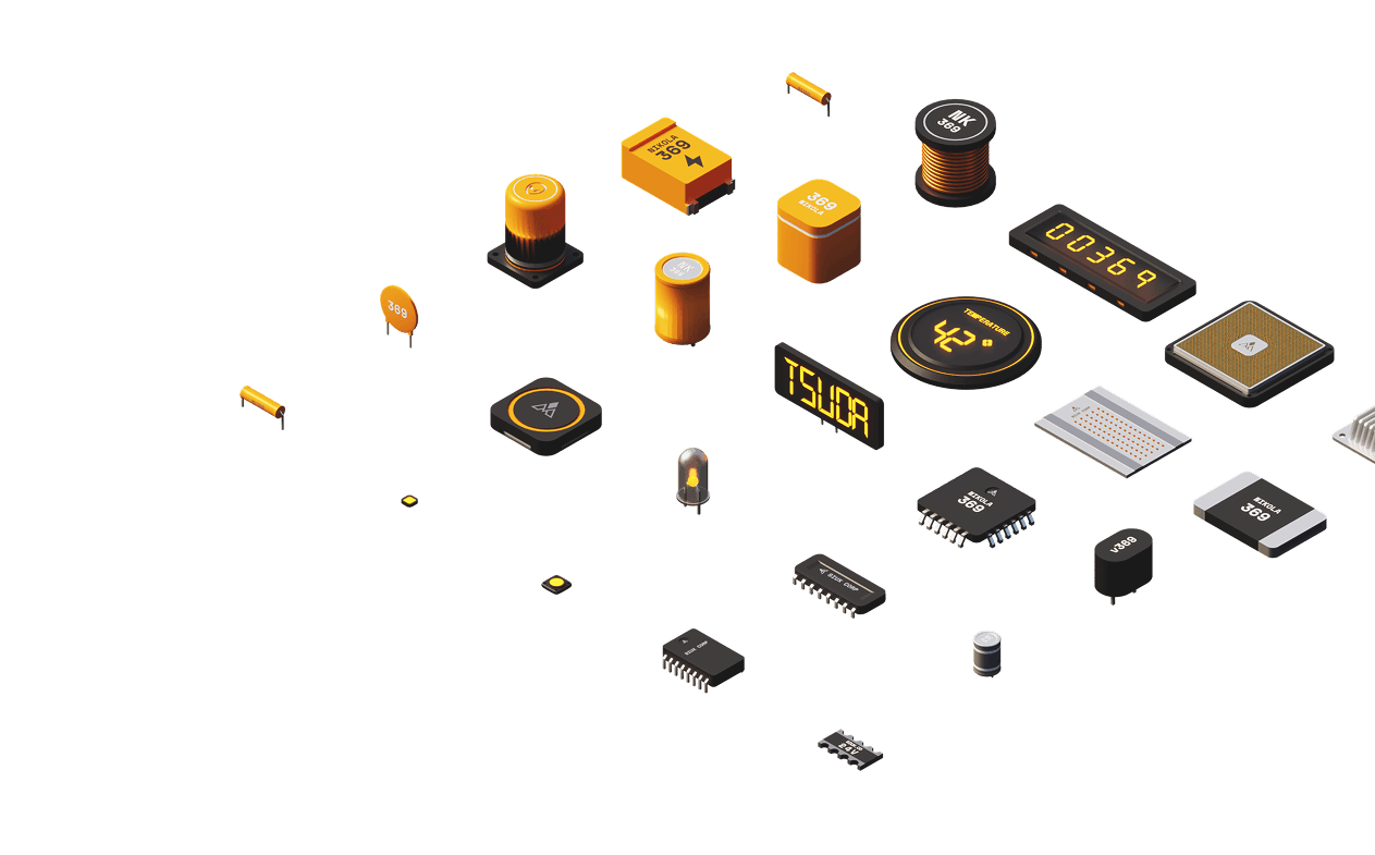 電子部品とプリント基板